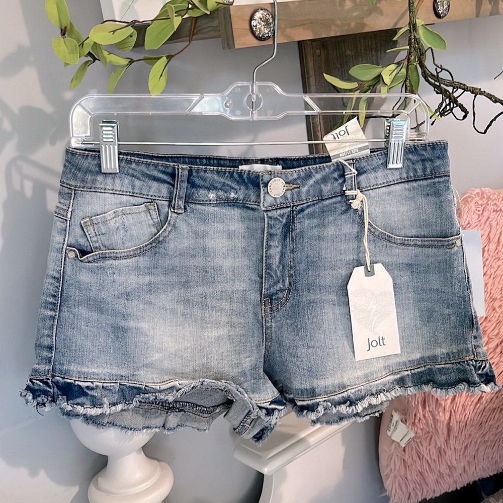 Jolt Jean Denim Shorts New Womens 11 Waist 30